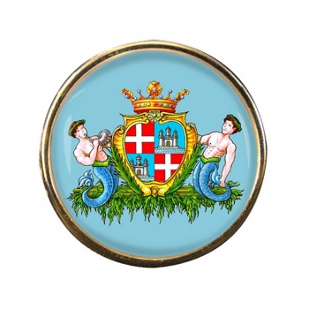 Cagliari (Italy) Round Pin Badge