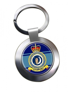 RAF Station Calshot Chrome Key Ring