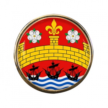 Cambridge (England) Round Pin Badge