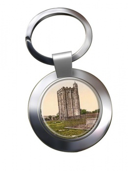 Cambuskenneth Abbey Stirling Chrome Key Ring