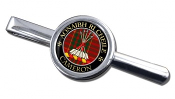Cameron Scottish Clan Round Tie Clip