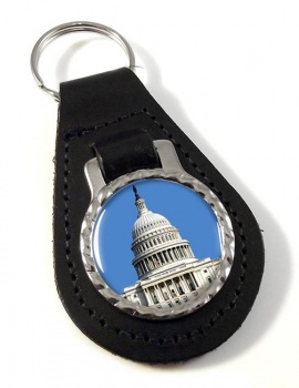 The Capitol Leather Key Fob