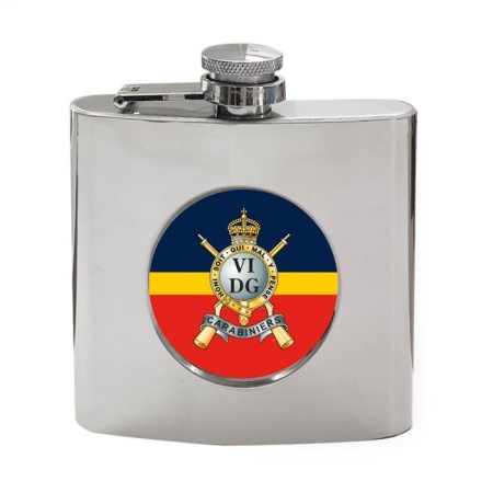 Carabiniers 6th Dragoon Guards, British Army Hip Flask