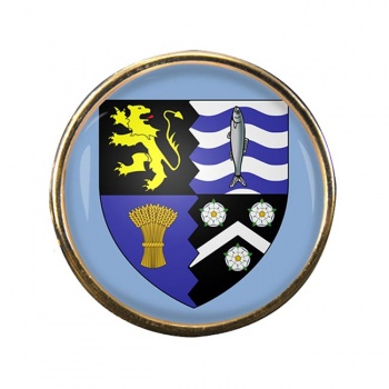 Cardiganshire Ceredigion Round Pin Badge