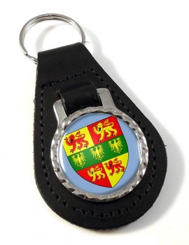 Caernarfonshire Carnarvonshire Leather Key Fob