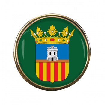Castelln (Spain) Round Pin Badge
