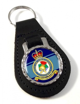 RAF Station Catterick Leather Key Fob