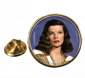 Katharine Hepburn Round Pin Badge