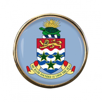 Cayman Islands Round Pin Badge