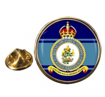 RAF Station Castle Bromwich Round Pin Badge