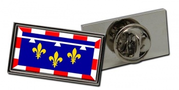 Centre-Val de Loire (France) Flag Pin Badge