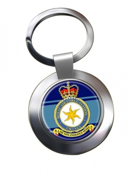 RAF Station Changi Chrome Key Ring