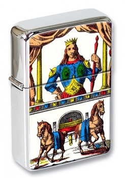 Le Chariot (The Chariot) Tarot Flip Top Lighter