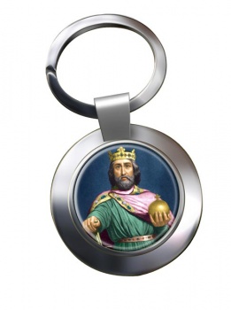 Charlemagne Chrome Key Ring