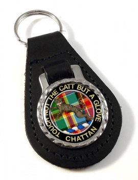 Chattan Scottish Clan Leather Key Fob