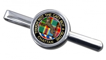 Chattan Scottish Clan Round Tie Clip