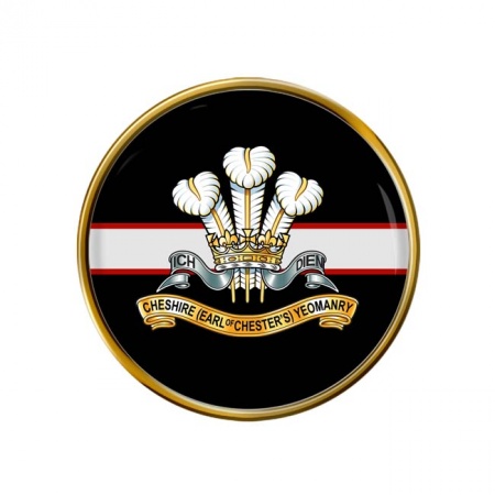 Cheshire Yeomanry, British Army Pin Badge