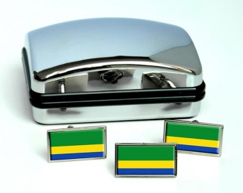 Choco (Colombia) Flag Cufflink and Tie Pin Set