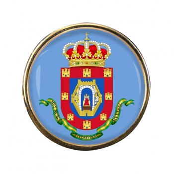 Ciudad Real (Spain) Round Pin Badge