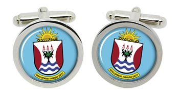 Free State (South Africa) Cufflinks in Chrome Box