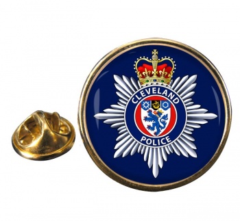 Cleveland Police Round Pin Badge