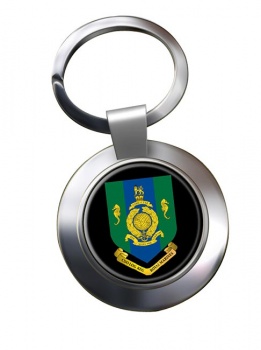 Commando Logistic Regiment Royal Marines Chrome Key Ring