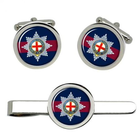 Coldstream Guards, British Army Cufflinks and Tie Clip Set