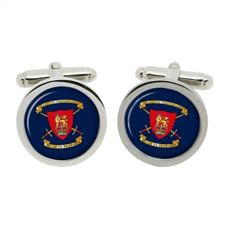 Collective Training Group, British Army Cufflinks in Chrome Box