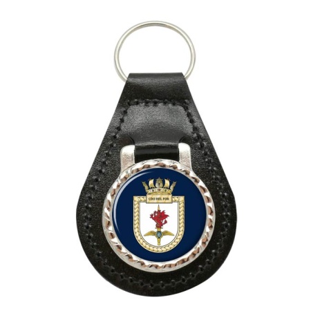 Commando Helicopter Force CHF, Royal Navy Leather Key Fob