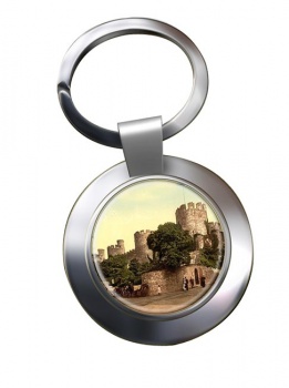 Conway Castle Chrome Key Ring