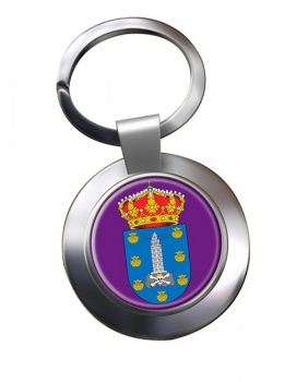 A Coruna (Spain) Metal Key Ring