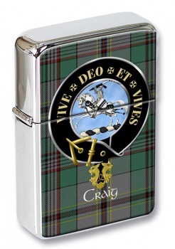 Craig Latin Scottish Clan Flip Top Lighter