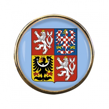Czech Republic Round Pin Badge