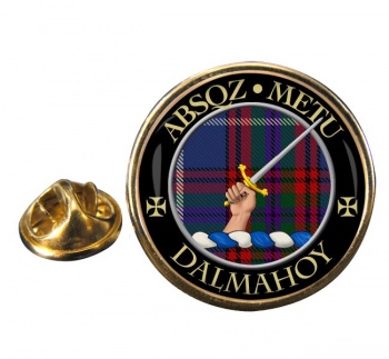 Dalmahoy Scottish Clan Round Pin Badge