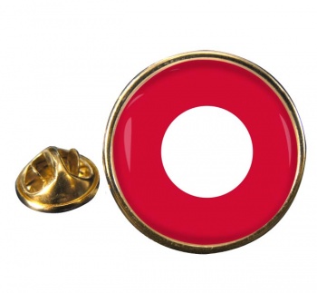 Royal Danish Air Force (Kongelige Danske Flyvevåbnet) Roundel Round Pin Badge
