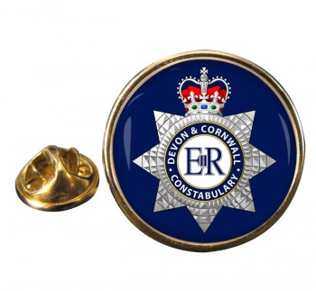 Devon & Cornwall Constabulary Round Pin Badge