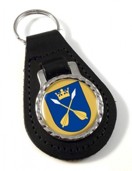 Dalarna (Sweden) Leather Key Fob