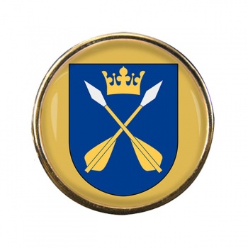 Dalarna (Sweden) Round Pin Badge
