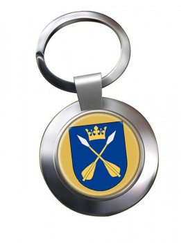 Dalarna (Sweden) Metal Key Ring
