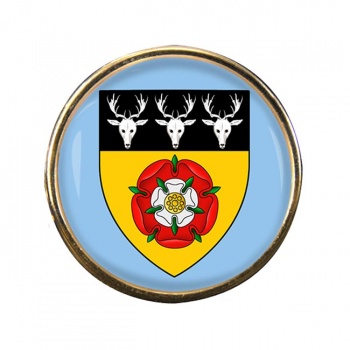 Derbyshire (England) Round Pin Badge