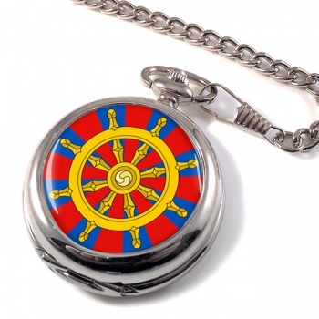 Dharmachakra Wheel of Dharma Pocket Watch