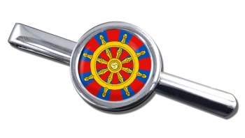 Dharmachakra Wheel of Dharma Tie Clip
