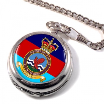 Defence Helicopter Flying School Pocket Watch