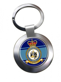 RAF Station Digby Chrome Key Ring