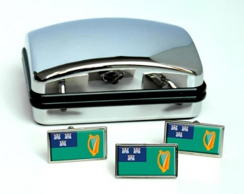 Dublin (Ireland) Flag Cufflink and Tie Pin Set