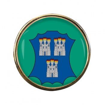 Dublin (Ireland) Round Pin Badge