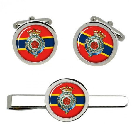 Duke of Lancaster's Own Yeomanry, British Army Cufflinks and Tie Clip Set