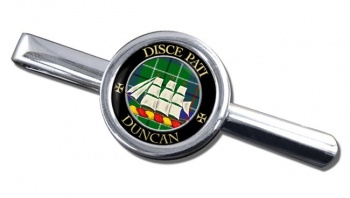 Duncan Scottish Clan Round Tie Clip