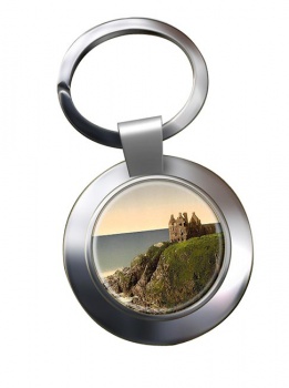 Dunsky Castle Port Patrick Chrome Key Ring