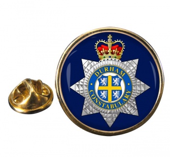 Durham Constabulary Round Pin Badge